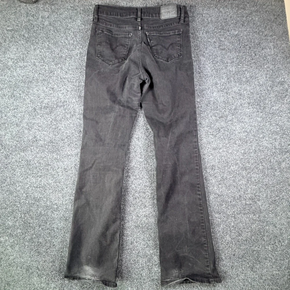 Levi's 315 Sharping Bootcut Jeans‎ Womens 30x31 Black Cotton Stretch Mid Rise